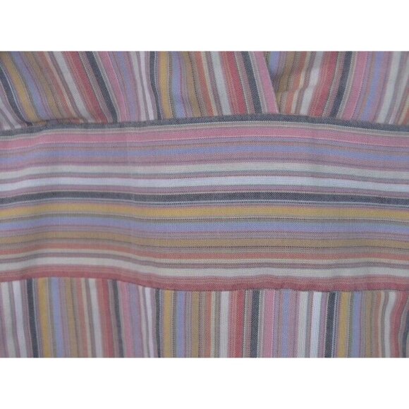 Gypsies & Moondust Juniors Dress Size 9 Pink Striped Sleevless Halter Dress - Picture 5 of 9